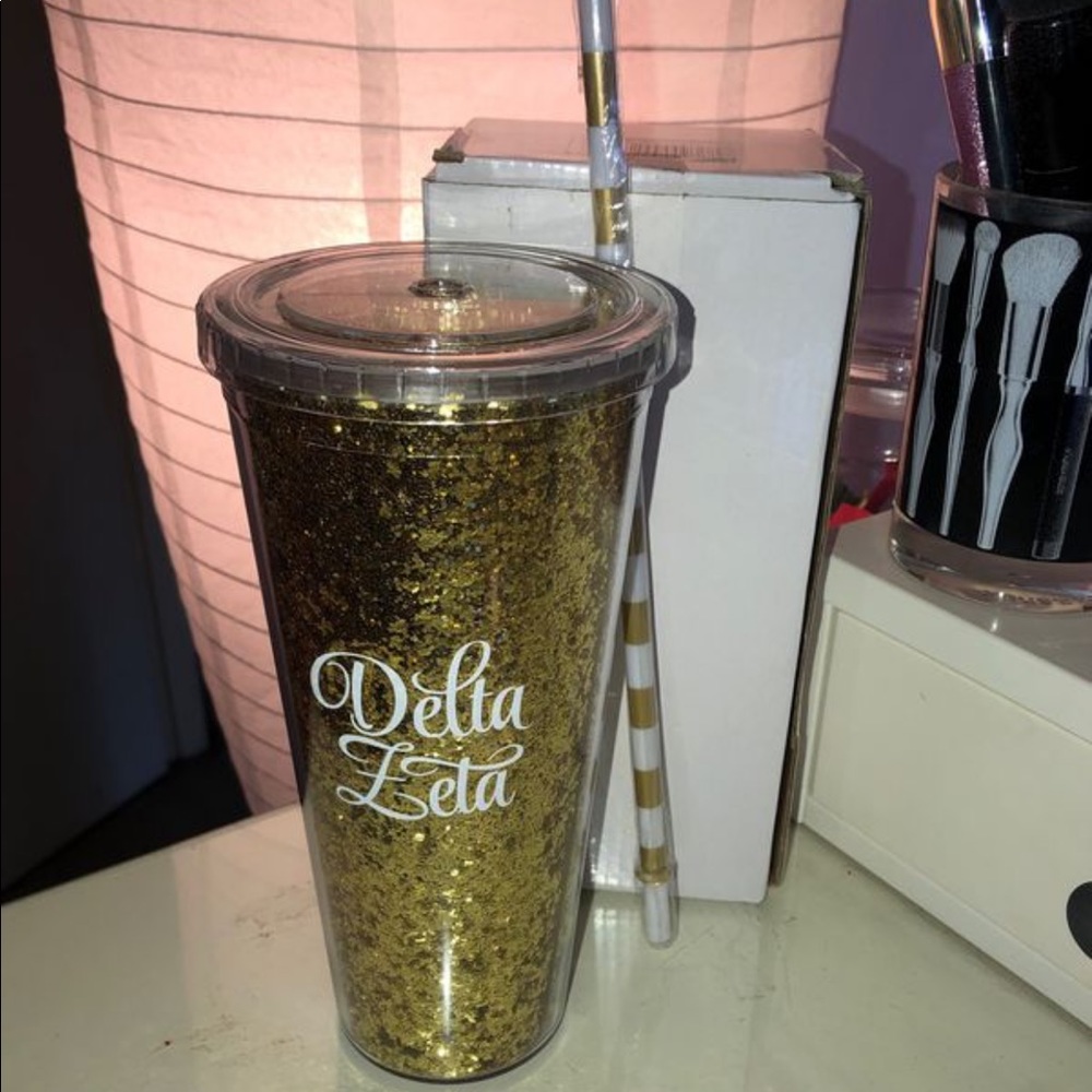 Delta Zeta sorority tumbler cup